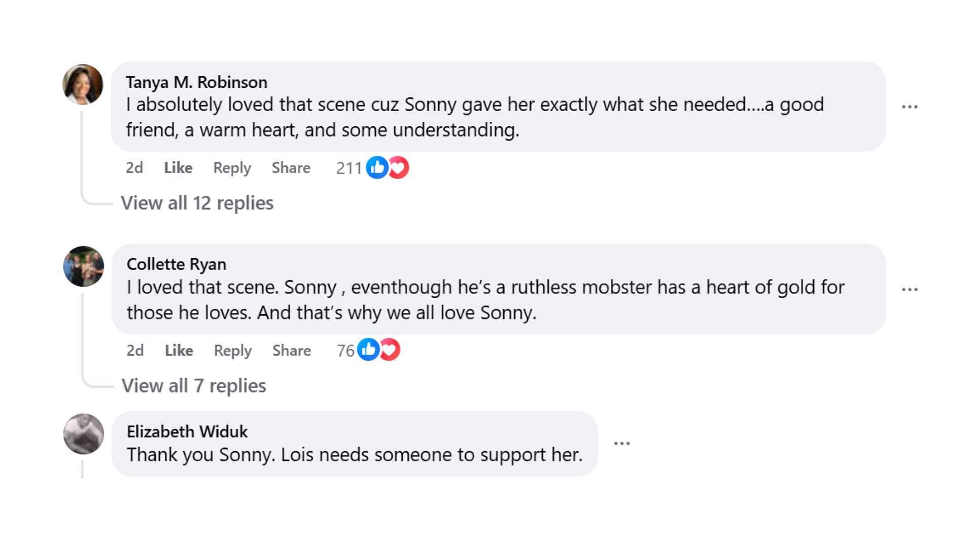 Comments by fans on the post (Image via Facebook/@Gethro Dorcent)